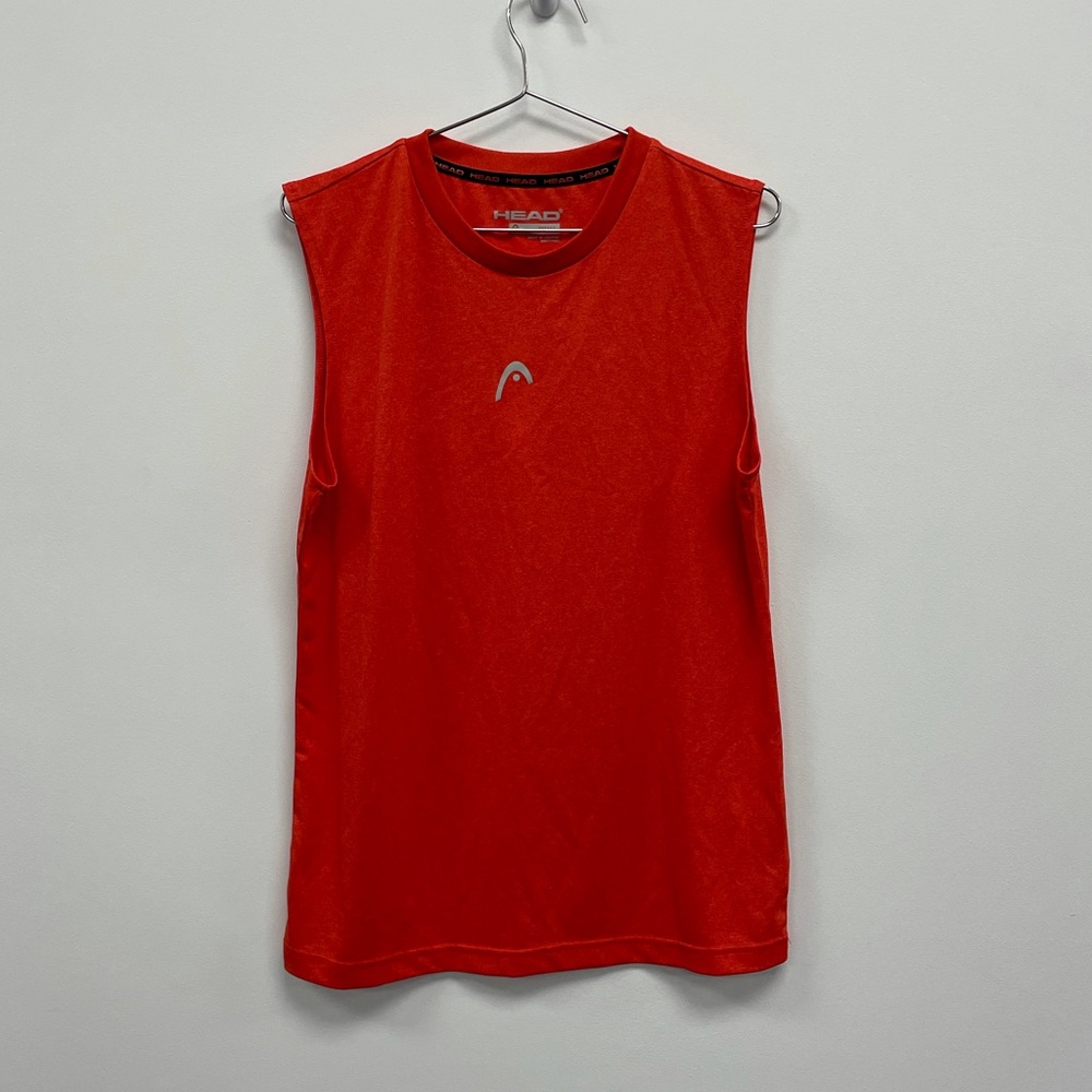 Sleeveless Orange Head Shirt, Size S